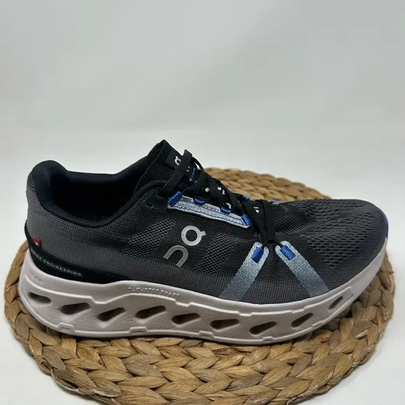 ON RUNNING Cloudeclipse Running Shoes Black Frost White Size 9 Men's