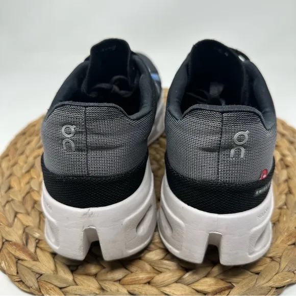 ON RUNNING Cloudeclipse Running Shoes Black Frost White Size 9 Men's