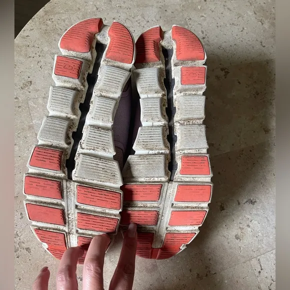 On Running Women's Purple and Black Running Shoes