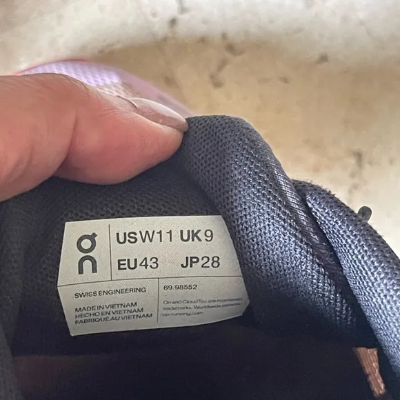 On Running Women's Purple and Black Running Shoes