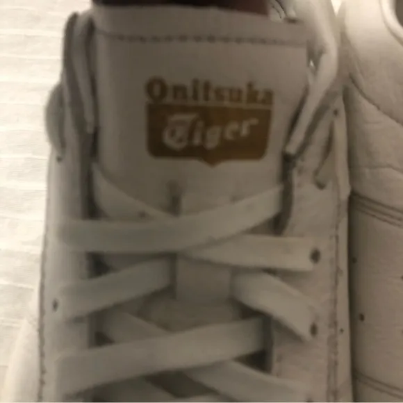 Onitsuka Tiger Lawnship 2.0 Unisex White Leather Sneakers Men D715L Size 9