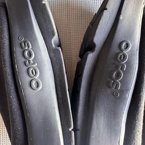 OOFOS Men's OOMG SportEezee Low Black Shoe Size 12