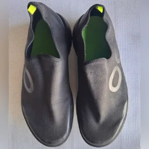 OOFOS Men's OOMG SportEezee Low Black Shoe Size 12