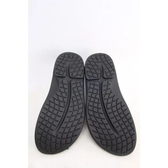 Oofos OOAHH Sandals Unisex Recovery Slide Shoes Black Unisex Mens 10