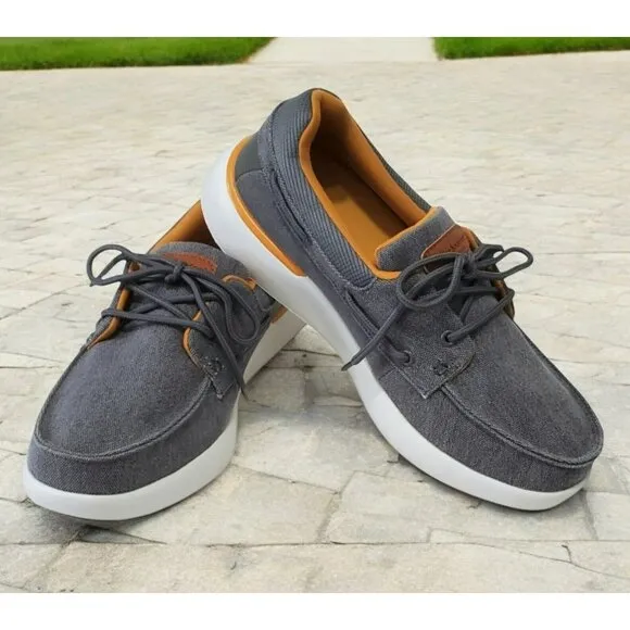 OrthoComfoot Shoes Comfort Sneakers Walking Boat Loafer Plantar Fasciitis Mens 9