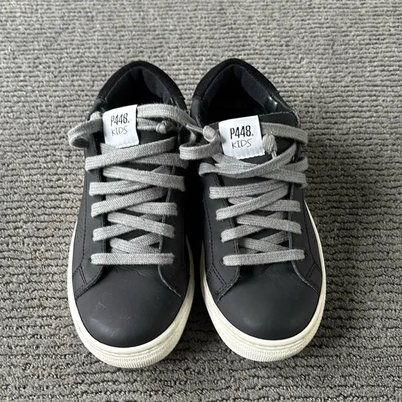 P448 Kids Black Sneakers