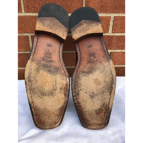 Paolo de Marco Men  genuine leather  Dress loafers Shoes size US 13 M