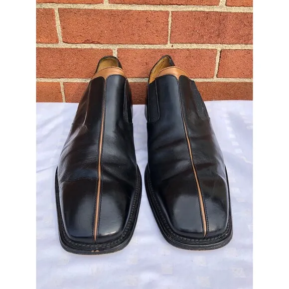 Paolo de Marco Men  genuine leather  Dress loafers Shoes size US 13 M