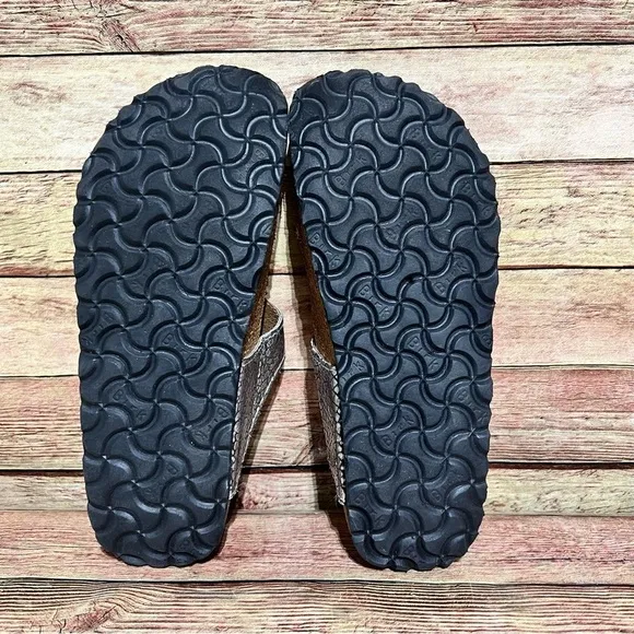 Papillio Silver Metallic Gizeh Sandals