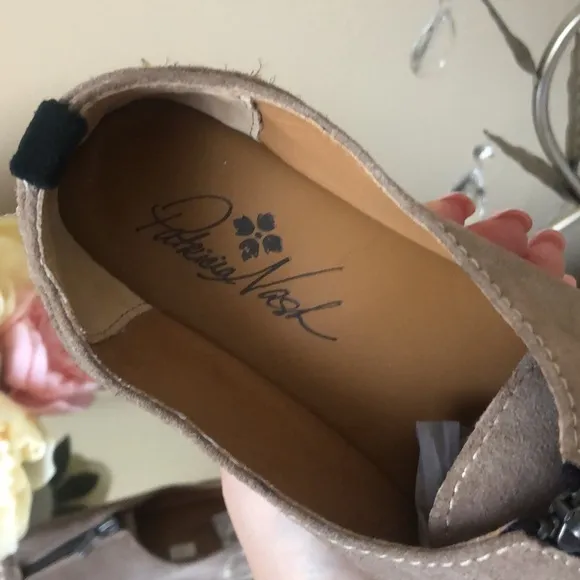 Patricia Nash Women Suede Edpadrille Flats Brown Shoes
