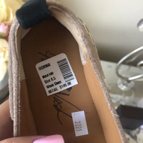 Patricia Nash Women Suede Edpadrille Flats Brown Shoes