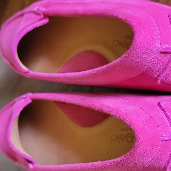 Patrizie Dolce Pink Suede Women's Loafers