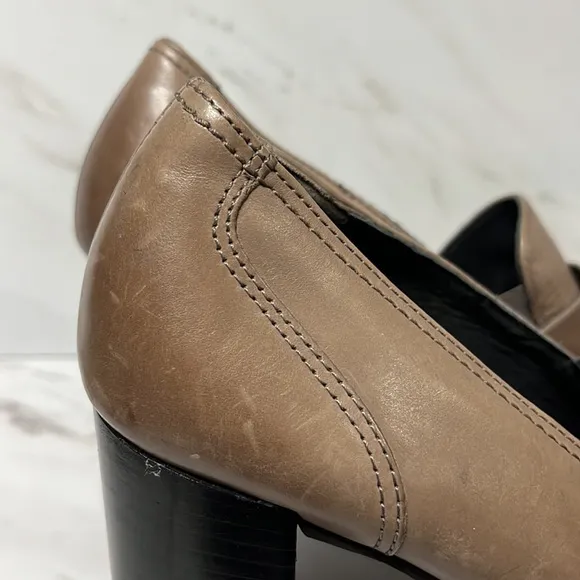 Paul green Nina pump heeled loafer sz UK 5 / 7.5 US womens (n28)
