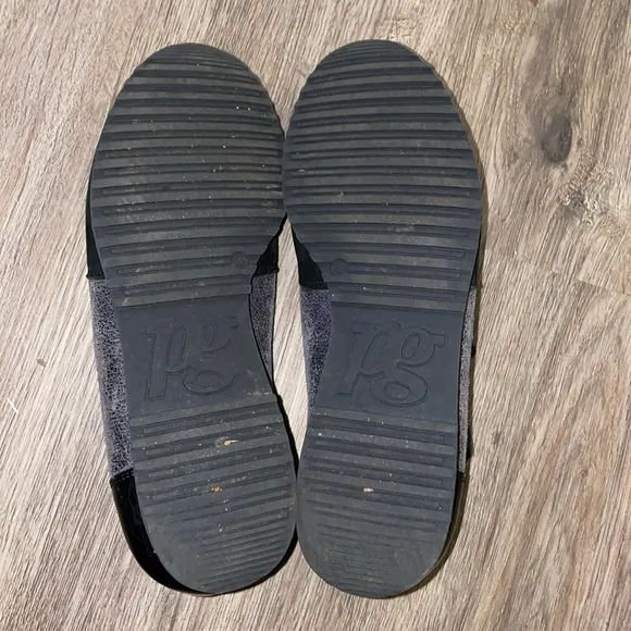 Paul Metallic Zip Sneakers, Size - 4