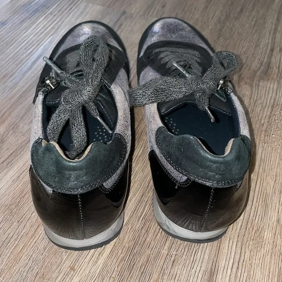Paul Metallic Zip Sneakers, Size - 4
