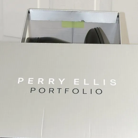 Perry Ellis Portfolio Men dress shoes - Black
