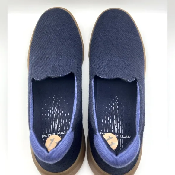 Peter Millar Men’s Navy Blue Sneakers Size 11 NWOT