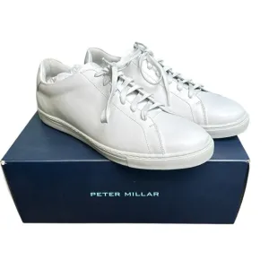 Peter Millar Vantage Lite Sneakers White Mens 10 Golf Casual Shoes New In Box