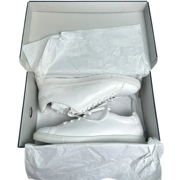 Peter Millar Vantage Lite Sneakers White Mens 10 Golf Casual Shoes New In Box
