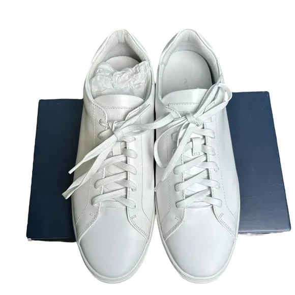 Peter Millar Vantage Lite Sneakers White Mens 10 Golf Casual Shoes New In Box