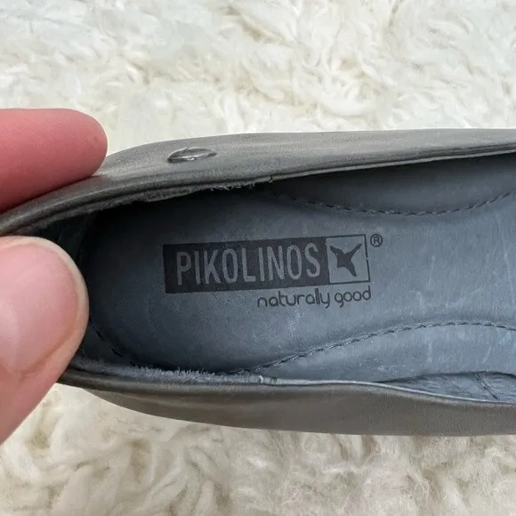 Pikolino embroidered block heel