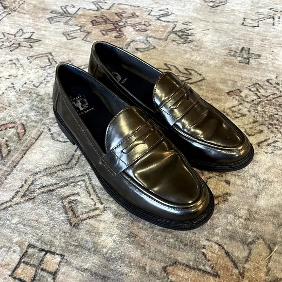 Pinch by Cole Haan Gunmetal &amp; Black Men's Dress Shoes SZ 10