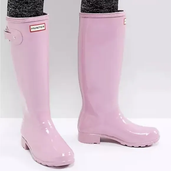 Pink Hunter Rain boots Size 2