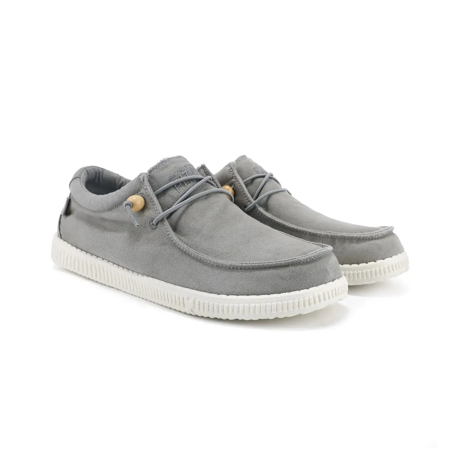 PITAS Mens Dani Loafers | Men’s Casual Shoes | Ultralight & Comfortable Slip-On Shoes for Men | Grey | Size 10