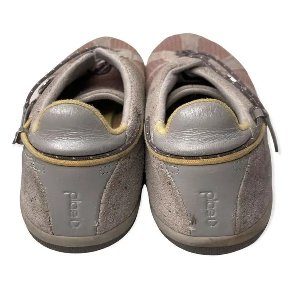 PLAE Butler Sandstorm Sneakers Unisex 9 Women's 7.5 Men's Gray Yellow Purple a32