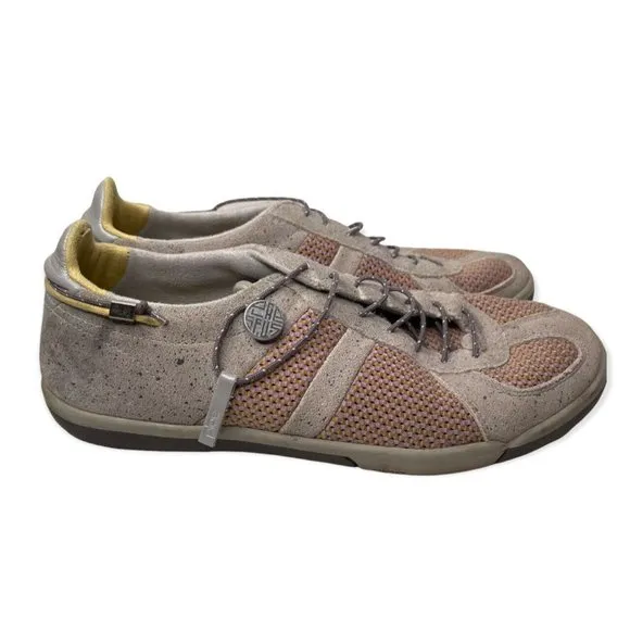 PLAE Butler Sandstorm Sneakers Unisex 9 Women's 7.5 Men's Gray Yellow Purple a32