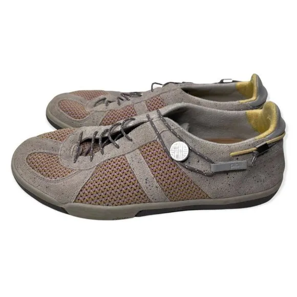 PLAE Butler Sandstorm Sneakers Unisex 9 Women's 7.5 Men's Gray Yellow Purple a32