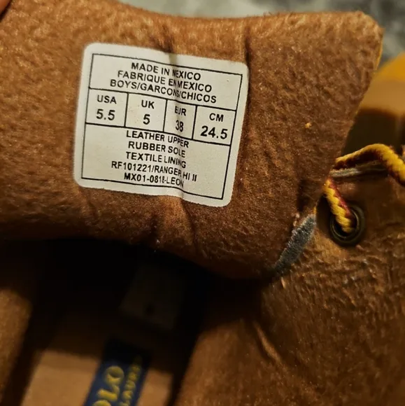 Polo Ralph Lauren bear boots