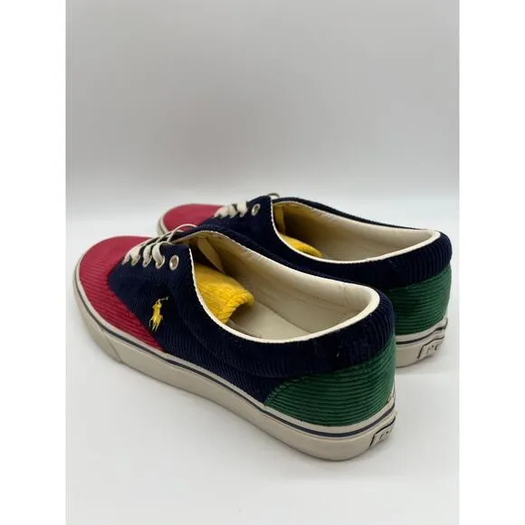 Polo Ralph Lauren Keaton Pony Men’s Lace Up Corduroy Sneakers Size 10 NEW📦