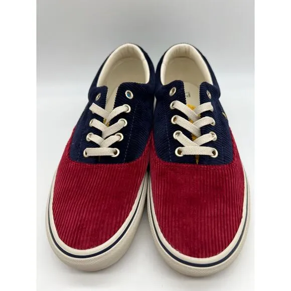 Polo Ralph Lauren Keaton Pony Men’s Lace Up Corduroy Sneakers Size 10 NEW📦