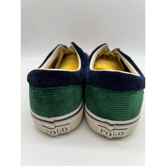 Polo Ralph Lauren Keaton Pony Men’s Lace Up Corduroy Sneakers Size 10 NEW📦