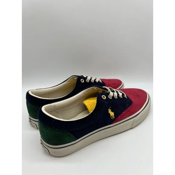 Polo Ralph Lauren Keaton Pony Men’s Lace Up Corduroy Sneakers Size 10 NEW📦