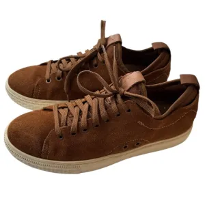 Polo Ralph Lauren Men’s 7.5D Brown Leather Dunovin Sneakers ALite Sneakers Shoes