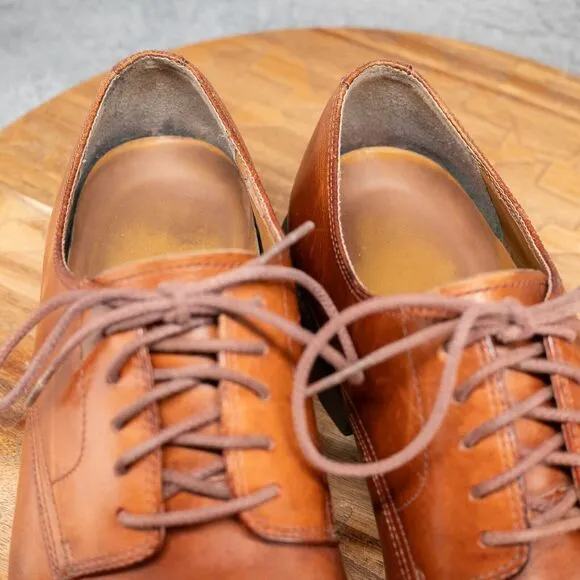 POLO Ralph Lauren Odis Brown Leather Casual Oxford Dress Shoes Men's 8.5 D