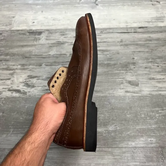 Polo Ralph Lauren Torrington Brown Wingtip Derbys 11 M