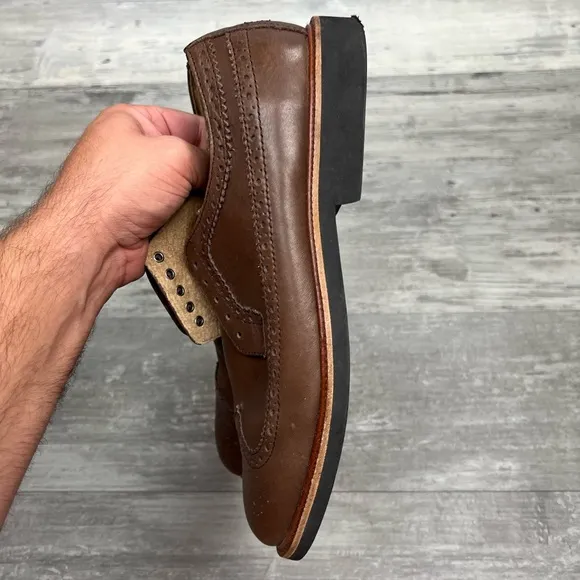 Polo Ralph Lauren Torrington Brown Wingtip Derbys 11 M