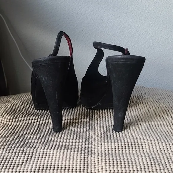 Prada Black Suede Shoes