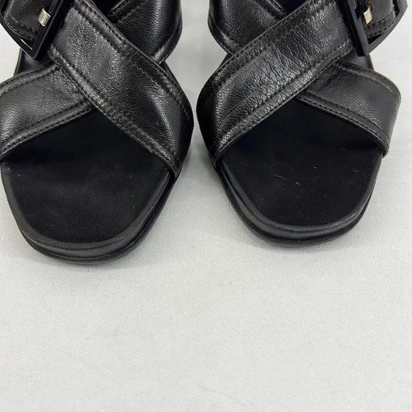 Prada Leather Slingback Heels