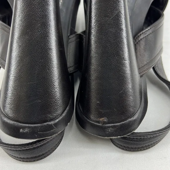 Prada Leather Slingback Heels