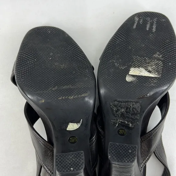 Prada Leather Slingback Heels