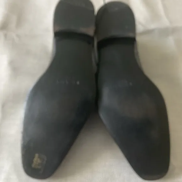 Prada men’s black leather dress shoes,