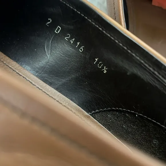 Prada Men's Brown Leather Loafers size 10.5