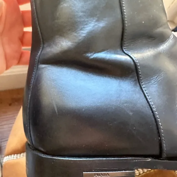 PRADA | Men’s Size 10 Black Leather Boots