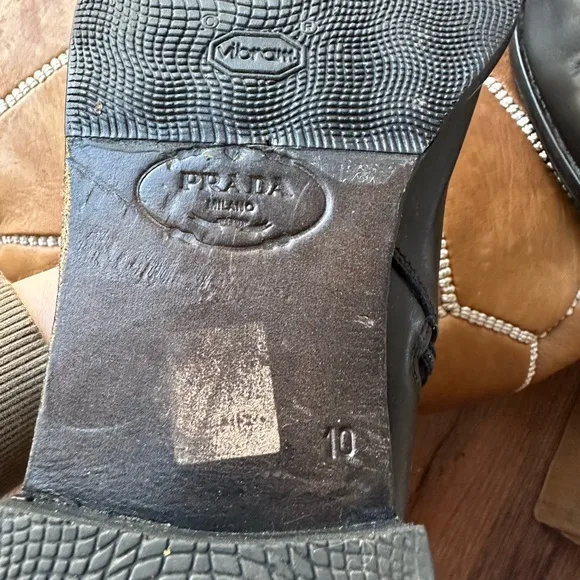 PRADA | Men’s Size 10 Black Leather Boots