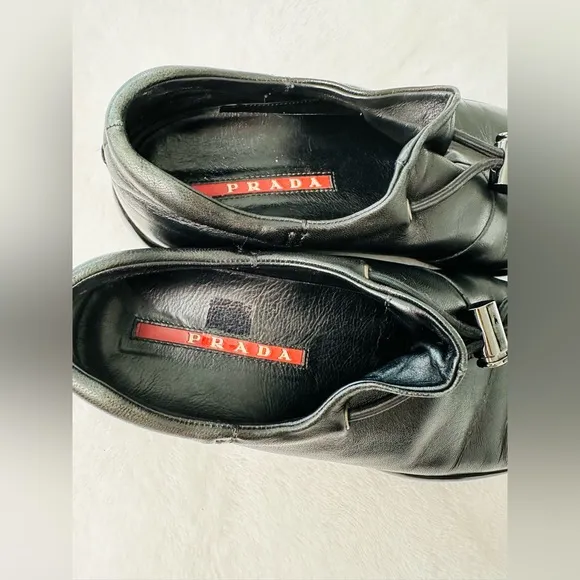 Prada Toblach Men’s Leather Sneakers Size 37