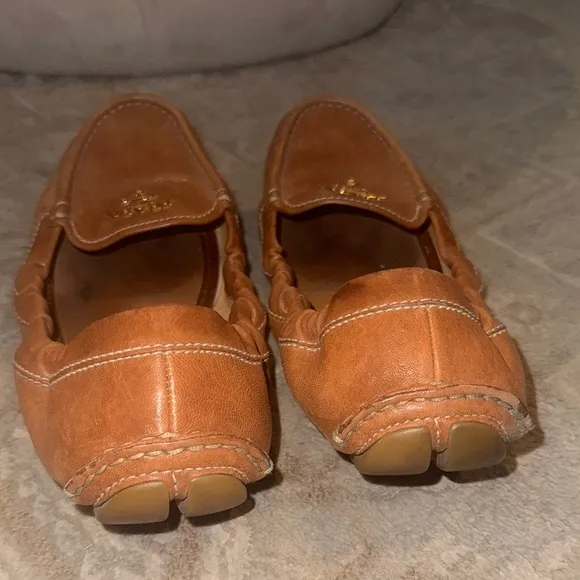 Prada Women's Brown Leather Loafers
